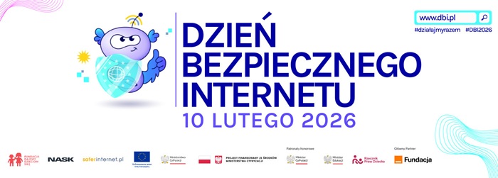 Dzień Bezpiecznego Internetu - baner reklamujący obchody